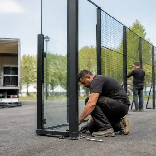Terrain de padel démontable : idéal pour les locations